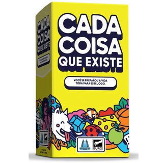 Jogo Cada Coisa Que Existe Jogo de Cartas Partida Rápida Raciocínio Party Game