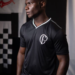 Camisa Corinthians CP 1910 Dry Preta Vibe Masculina Oficial