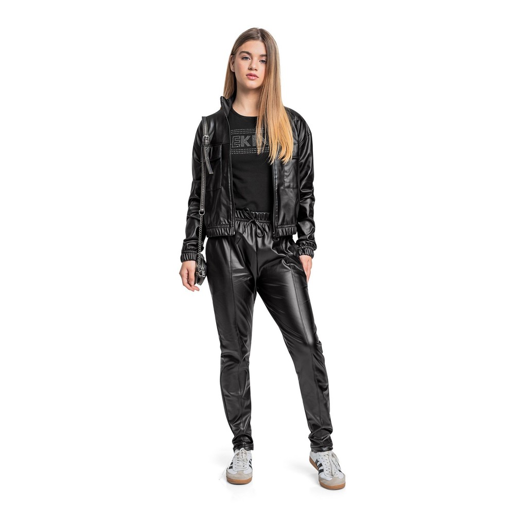 Calça Juvenil para Menina em Malha Cirrê Gloss