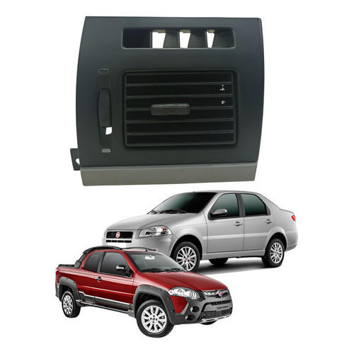 Difusor Ar Direito Fiat Palio Siena Strada 2006 2015