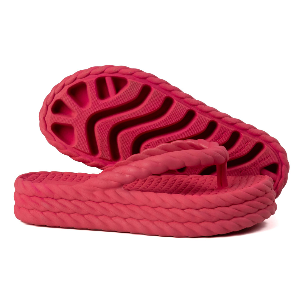 Chinelo Tamanco Sandália Feminina Papete Praia Piscina Confortável Tiras de Cordas Anabela Promoção