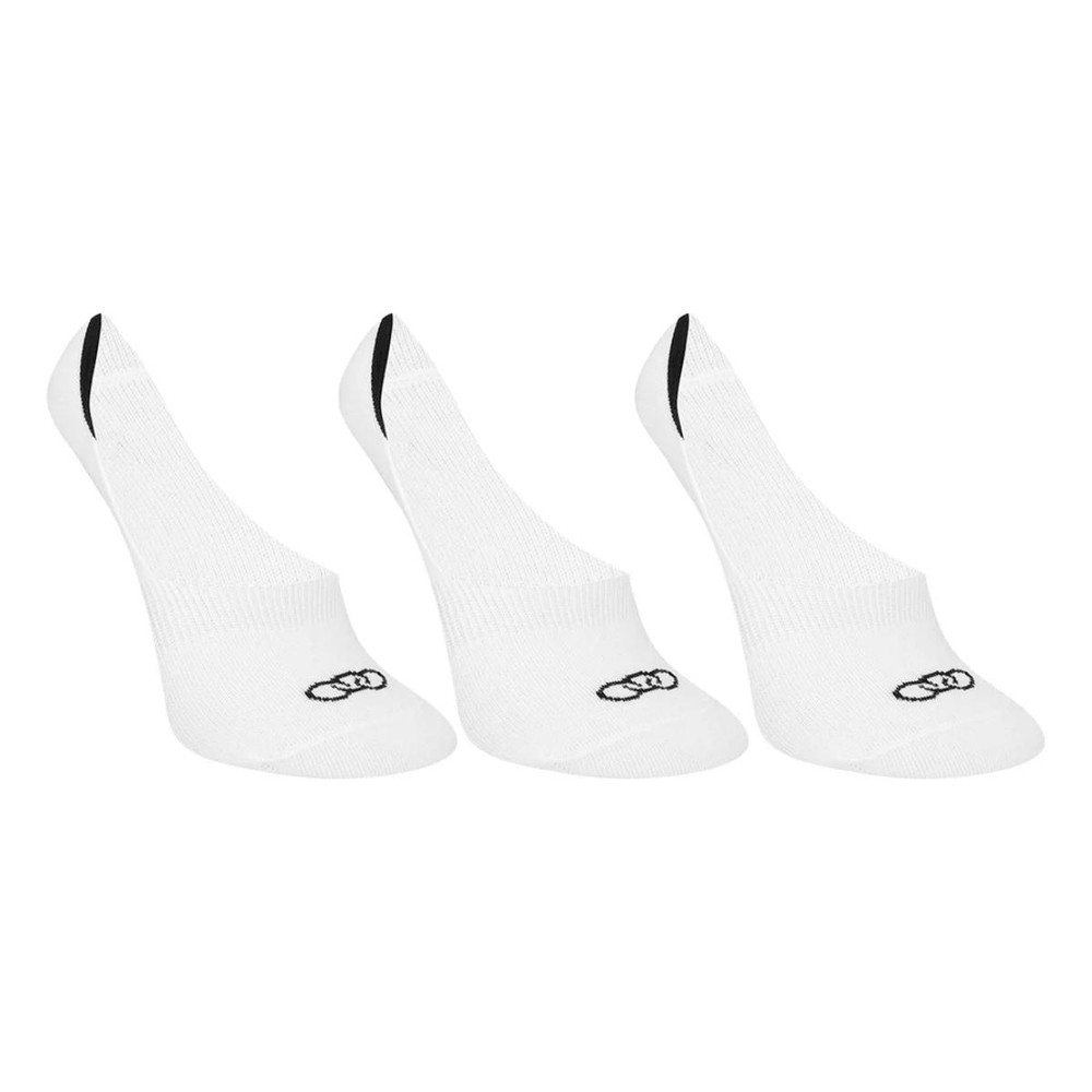 Kit Meia Olympikus Cano Invisível Ultra c/ 3 Pares Feminina - Branco