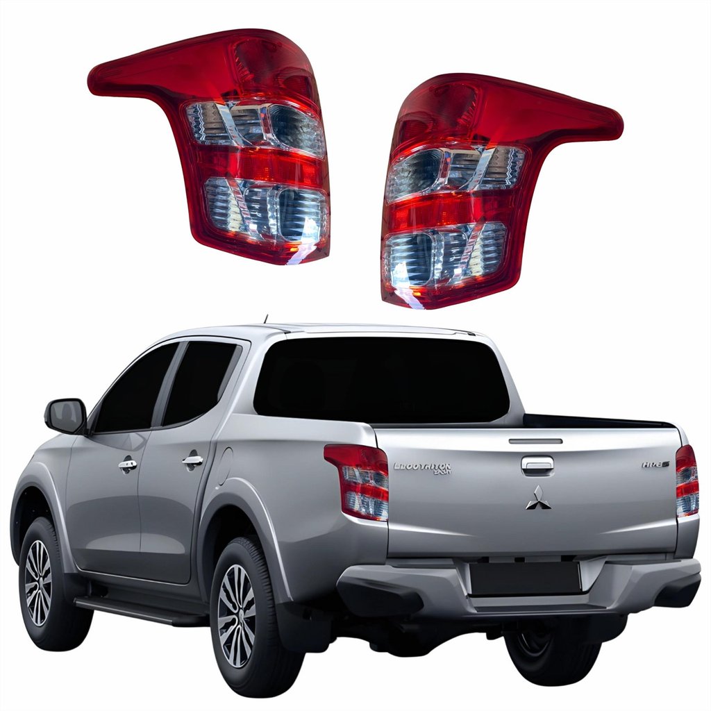 Par Lanterna Traseira Mitsubishi L200 Triton 2017 2018 2019 2020 Bicolor