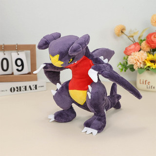 22cm Anime Pokemon Brinquedo De Pelúcia Garchomp Bolso Monstro Tubarão Brinquedos Boneca Segurando Macio Travesseiro Par