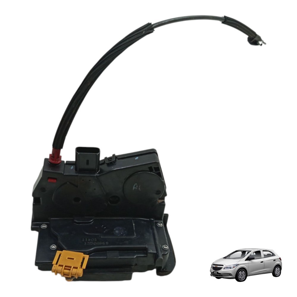 Fechadura eletrica porta traseira esquerda Onix 2013 2019