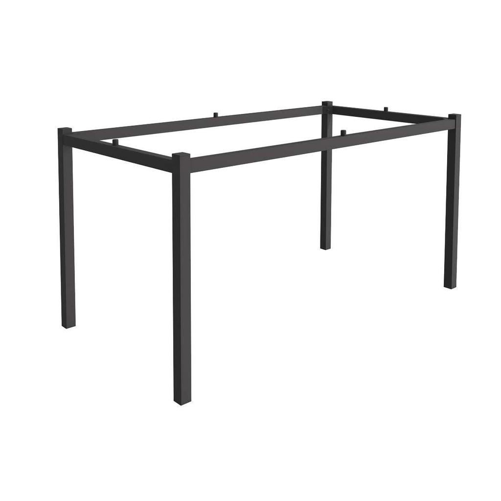 Base Mesa de Jantar Reno M001 Aço s/ Tampo Preto - Kappesberg em Oferta na Shopee