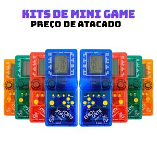 Kit até 24 Mini Game Portátil Retro Brinck Game 9999 Jogos Envio Rápido em Oferta na Shopee