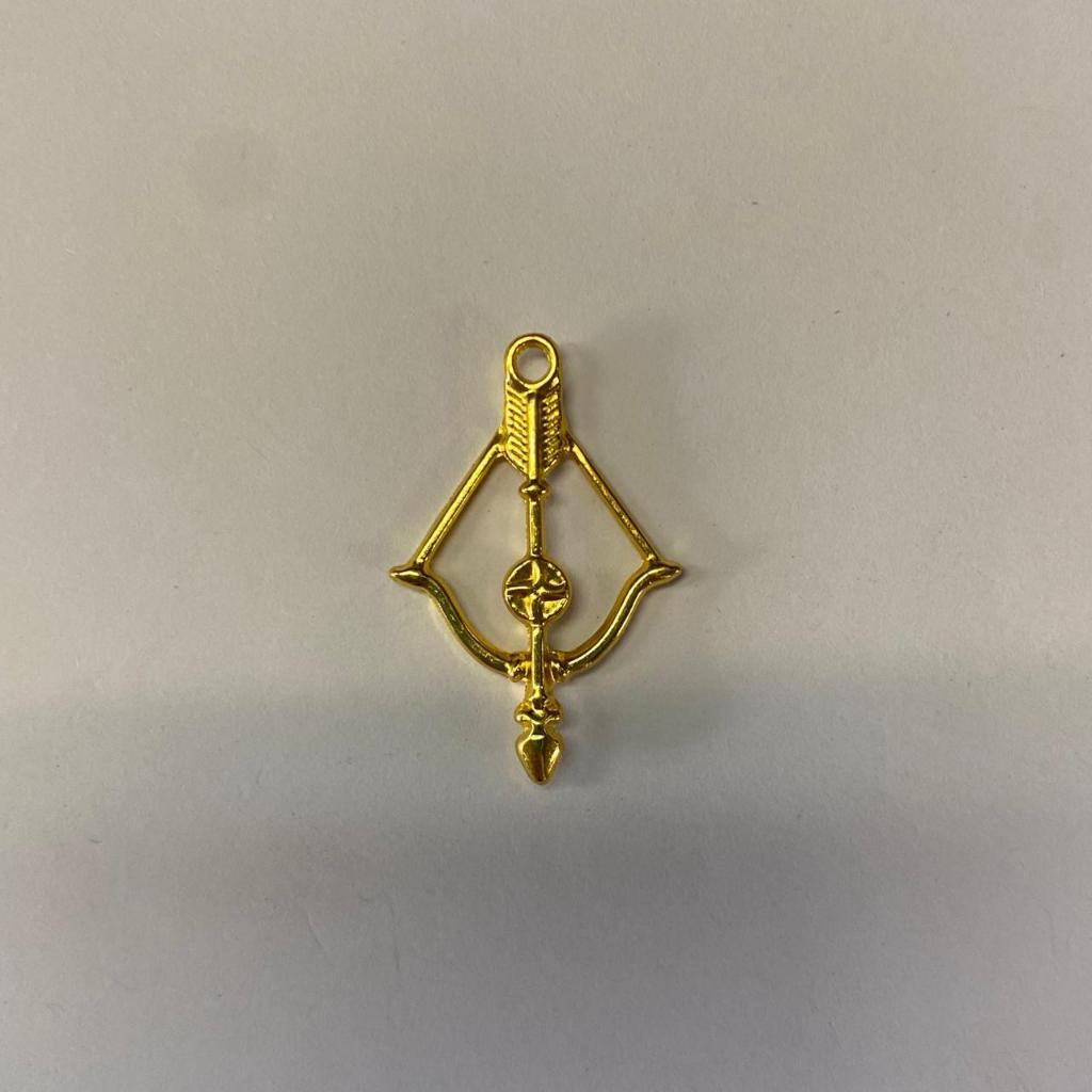 Arco e flecha 2 Prata/ Dourado