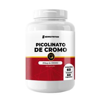 Picolinato de Cromo - 60 Cápsulas - NewNutrition em Oferta na Shopee