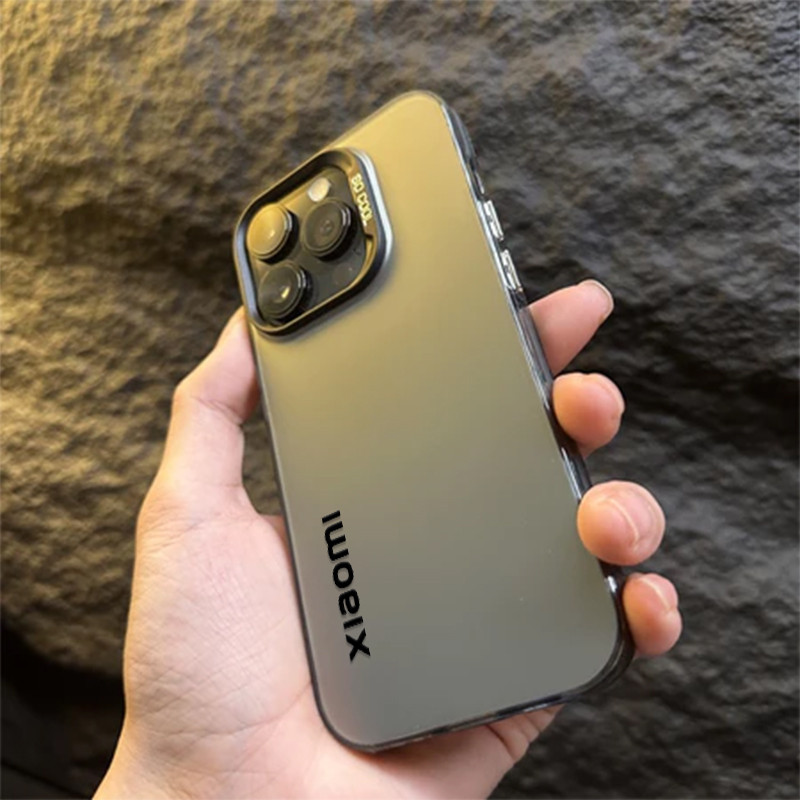 Capinha Ícone minimalista Anti-impacto Para Redmi K80 PRO A5 14C Note 14 13 12 10s 9s Poco F7 ULTRA X7 M4 F6 X6 Capas