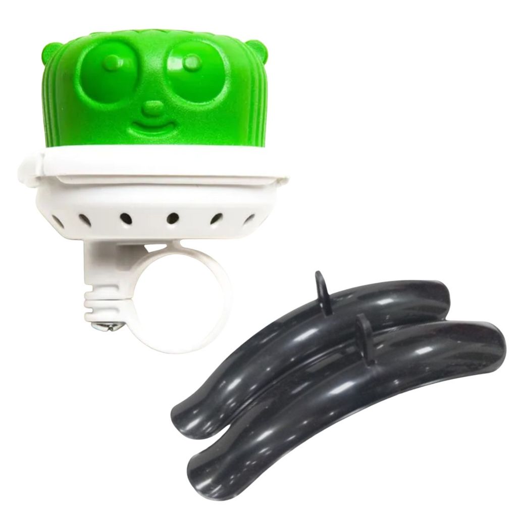 Kit Bike Infantil Buzina Verde e Paralama Preto Aro 16