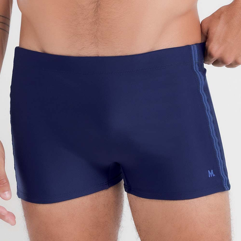 SUNGA BOXER LISA COM FITA LATERAL em Oferta na Shopee