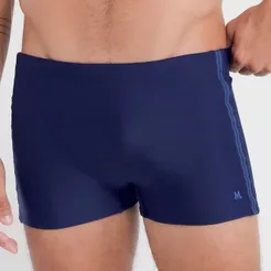 SUNGA BOXER LISA COM FITA LATERAL