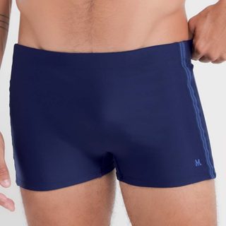 SUNGA BOXER LISA COM FITA LATERAL em Oferta na Shopee