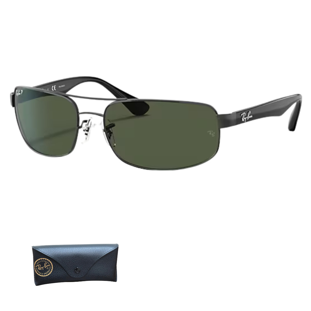 Óculos de Sol Ray-Ban Preto Polido Polarizado RB3445 002/5864