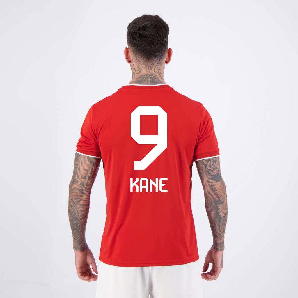 Camisa Bayern de Munique Line Vermelha 9 Harry Kane