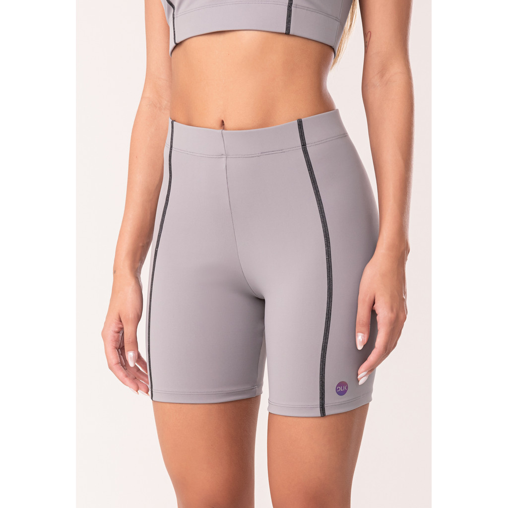 BERMUDA FITNESS FEMININA COM PESPONTO OASIS DLK