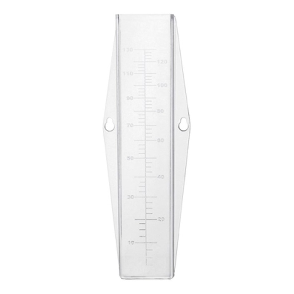 Pluviômetro Multitec - Medidor De Chuva - 130mm Transparente