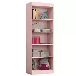 Estante Livreiro Office Organizador e Multiuso 4 Prateleiras Rose J&A