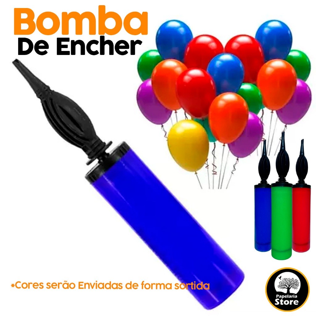 Bomba De Ar Encher Balão Bexiga Festa Aniversário