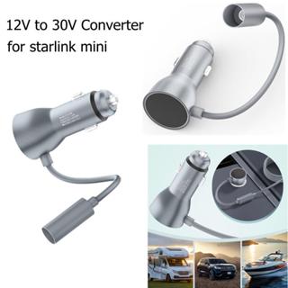 Para Starlink Mini Adaptador De Carregador De Carro Isqueiro Cabo De Extensão DC Sem Queda De Tensão 12V A 30V Step Up C em Oferta na Shopee