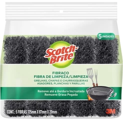 Fibra de Limpeza GRILL Fibraco SCOTCH-BRITE 5 Unidades