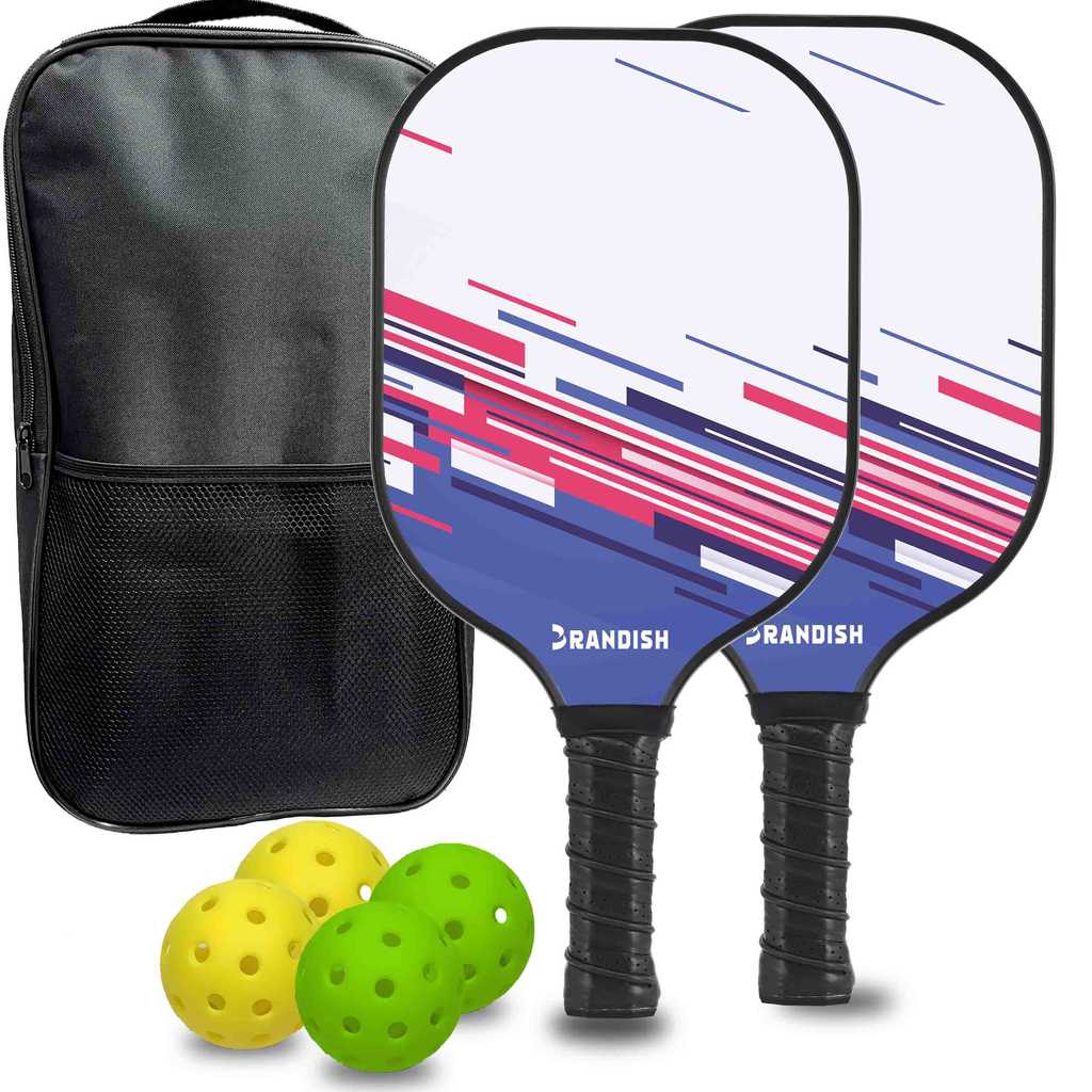 Raquete de pickleball pickleball fibra de vidro leve durável estudante masculino feminino treinamento de competição simp