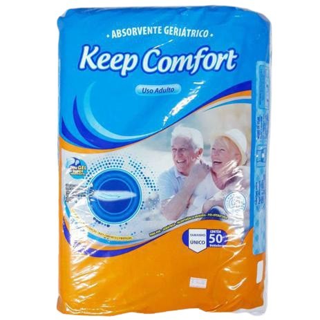 Absorvente Geriátrico Keep Comfort tamanho único com 50 unidades
