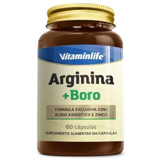Arginina + Boro - 60 Cápsulas - VitaminLife em Oferta na Shopee