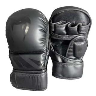 Luvas de boxe para competição de treinamento, 4 cores, luta preta, mma, couro esportivo, Muay Thai, luta, Sanda em Oferta na Shopee