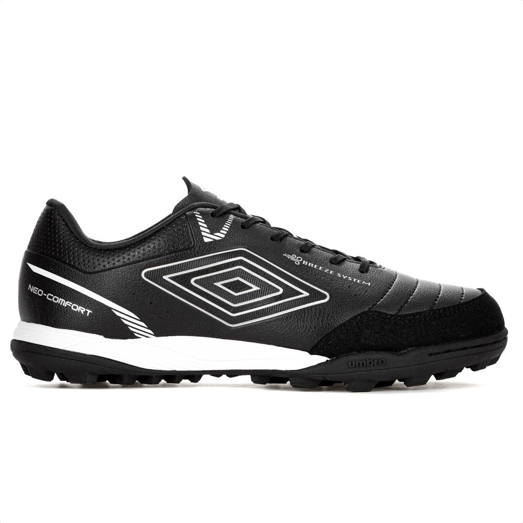 Chuteira Umbro Society Neo Comfort Preto e Branco - Masculino em Oferta na Shopee