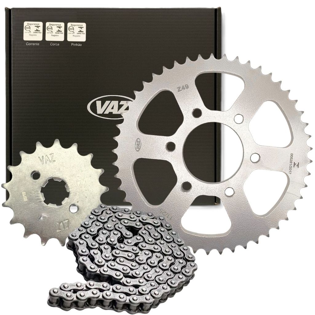 Kit Relação P/ Haojue Nk 150 Sem Retentor Original Vaz