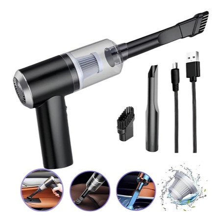Mini Aspirador Portátil Sem Fio Automotivo Potente Recarregável Premium