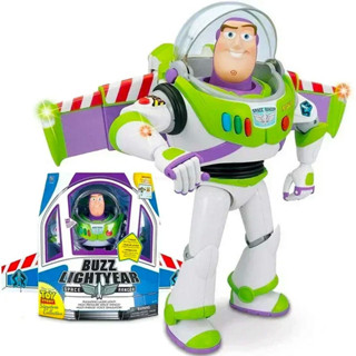 TOY STORY 4 BUZZ LIGHTYEAR FALA COM LUZES E JET THRUSTS 3TEN Presente de Natal para o Dia das Crianças 7DKT em Oferta na Shopee