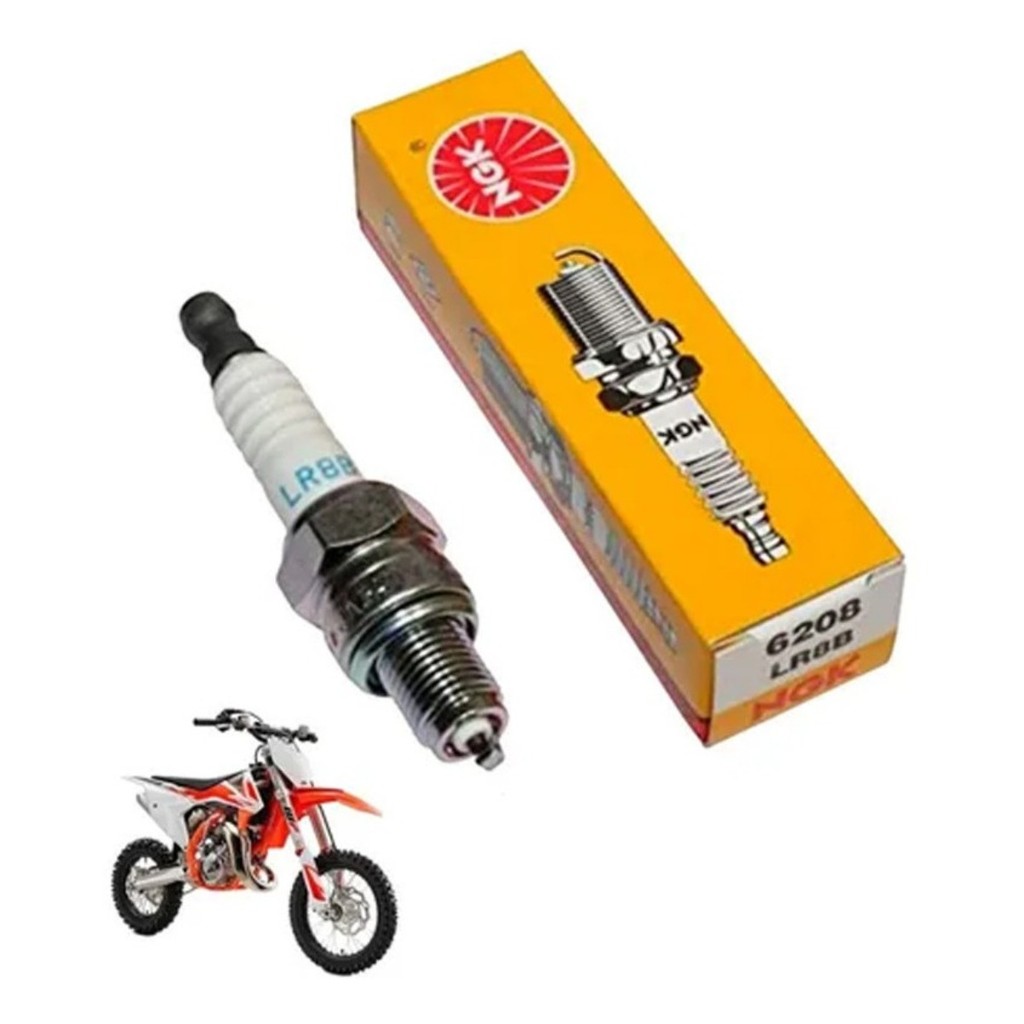 Vela Ignição Ngk Lr8b Ktm 65 Sx 65xc 50sx Mini Moto