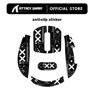 Adesivo Antiderrapante ATTACK SHARK Mouse Preto E Branco em Oferta na Shopee