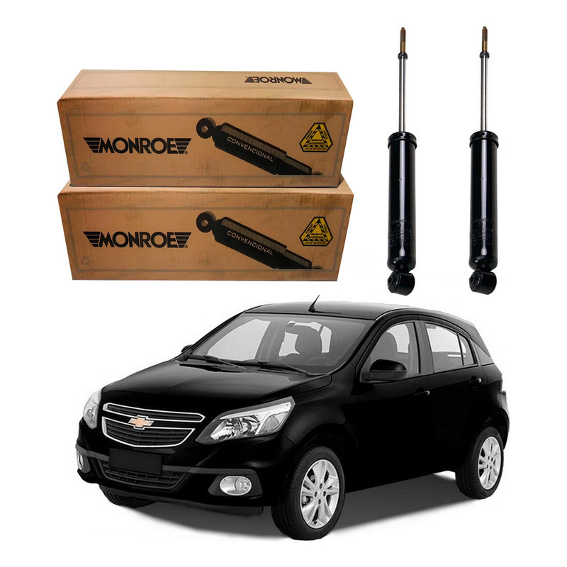 Par Amortecedor Traseiro Monroe Chevrolet Agile 1.4 2014