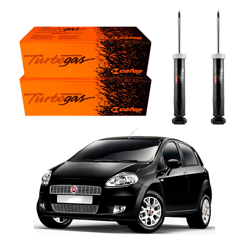 Par Amortecedor Traseiro Fiat Punto 1.4 1.8 2006 A 2010
