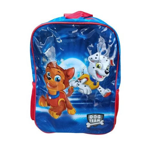 Mochila Infantil Tematica Cachorro Heroi Colorida Resistente Confortavel Escola Passeio Sortida