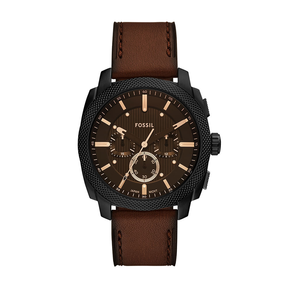 Relógio Fossil Masculino Machine Preto - FS6101/0PN