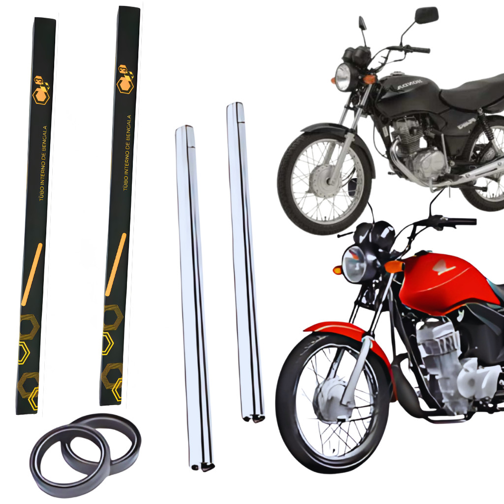Par Tubo Cilindro Interno Bengala  Honda CG Titan Fan Ks Es 125 1989 até 2018 Original
