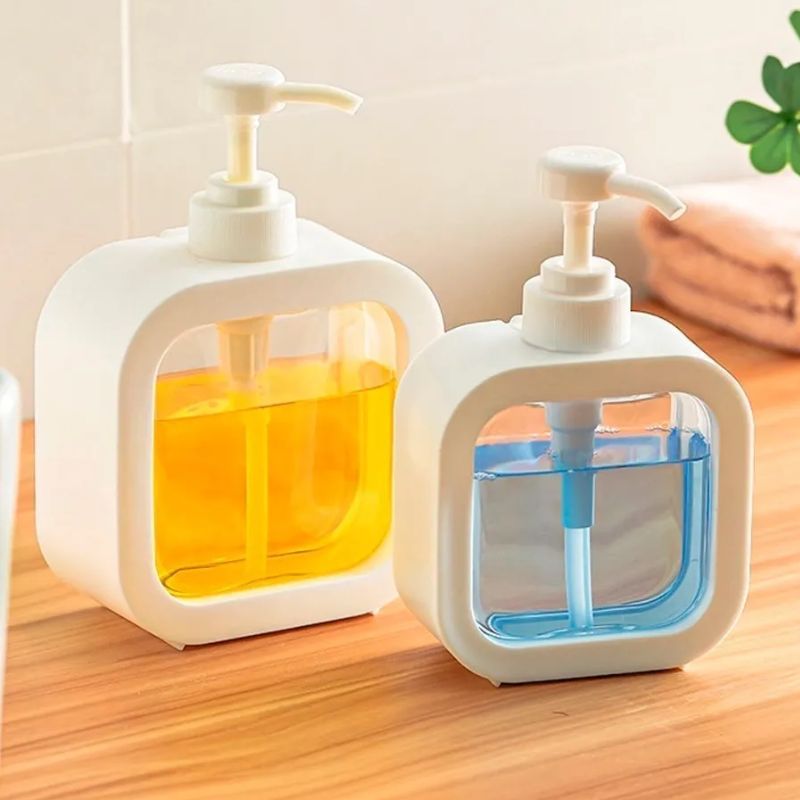 Porta Sabonete Líquido Minimalista 300ml Dispenser Plástico - Hidratante - Pele Macia - Toque Suave - Perfumado