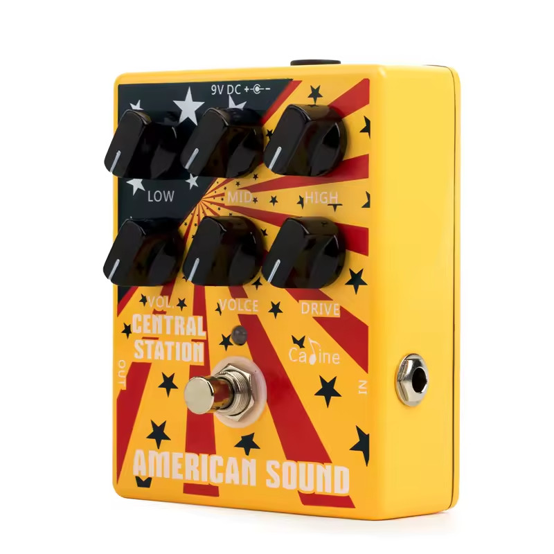 Pedal amplificador de efeito de guitarra Caline CP-55 American Sound Guitar em Oferta na Shopee