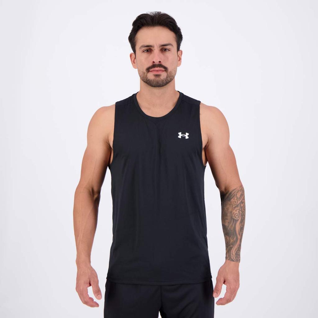 Regata Under Armour Tech Preta em Oferta na Shopee