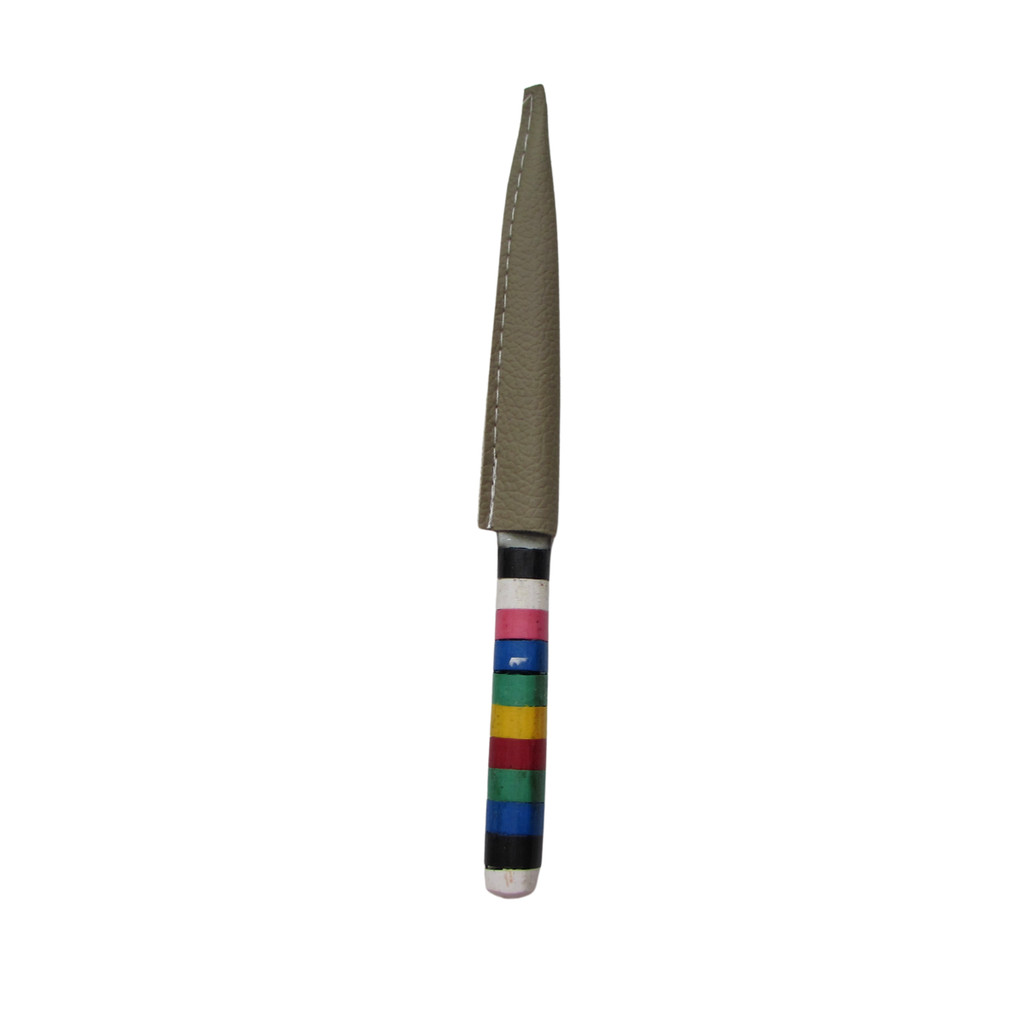 PUNHAL CIGANO CABO COLORIDO 17CM UNIDADE