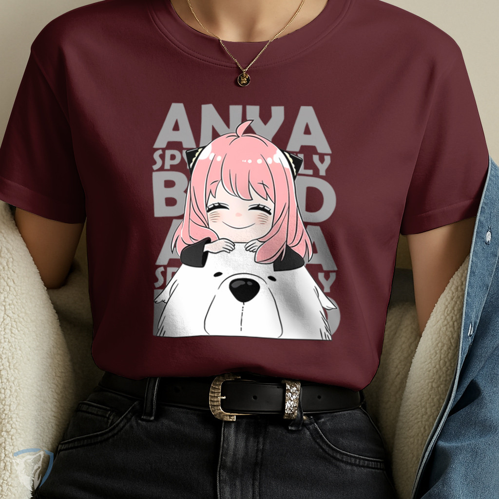 T-Shirt Spy Family Feminina | Anya Forger e Bond – Moda Geek Estilosa