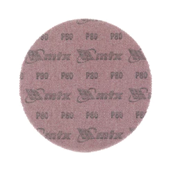 DISCO DE LIXA TELADO COM VELCRO, GRAO 80, 5PCS//MTX