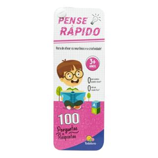 Pense Rápido / 100 Perguntas e Respostas / 3 Anos em Oferta na Shopee