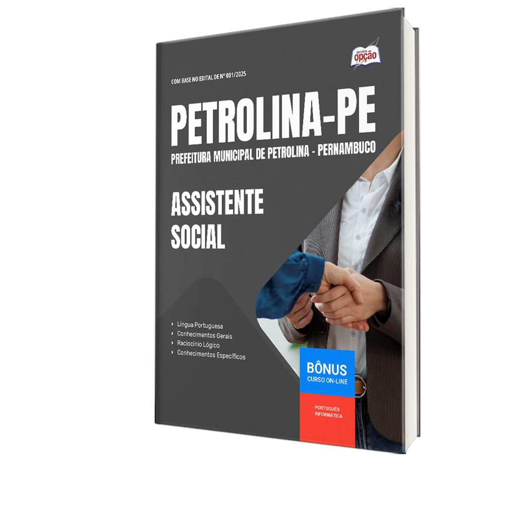 Apostila Prefeitura de Petrolina - PE  - Assistente Social