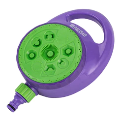 IRRIGADOR MULTILO DE PLASTICO, 8 POSICOES, ALCANCE RETO 12 M, 1 PC // PALISAD